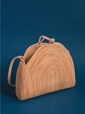 APPRVL Naturally dyed rope tote 13.5”